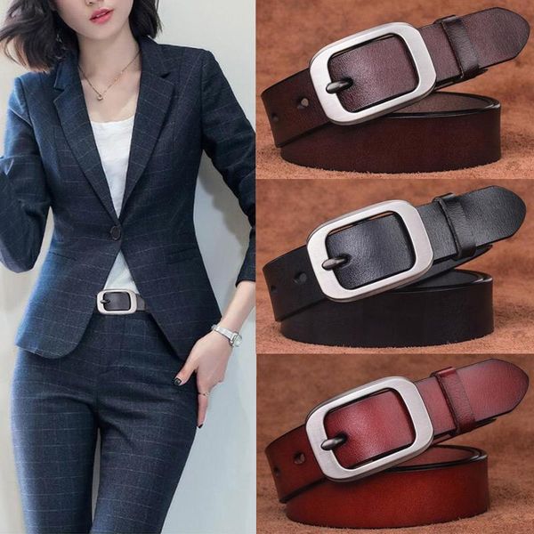 belts women's belt lady fashion classic brand design genuine leather woman luxury oil wax cow female for women, Black;brown
belts women's belt lady fashion classic brand design genuine leather woman luxury oil wax cow female for women, Black;brown