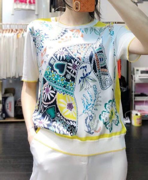 women's t-shirt jk5316 fashion & tees 2021 runway luxury european design short print party style t-shirts clot, White
women's t-shirt jk5316 fashion & tees 2021 runway luxury european design short print party style t-shirts clot, White