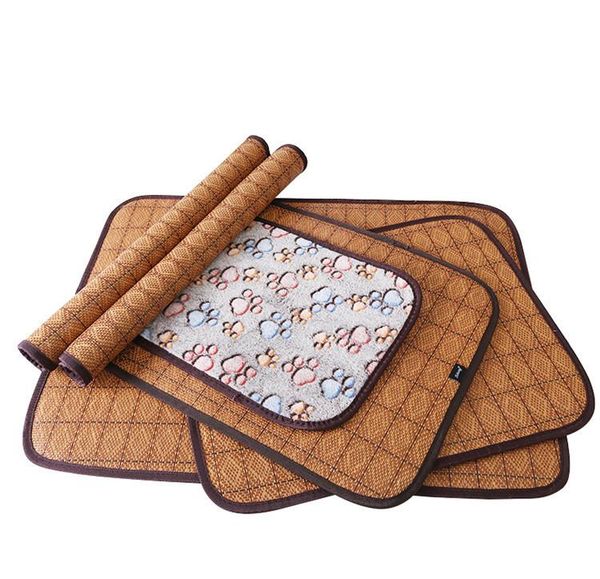 kennels & pens pet summer cooling mat bed kennel for dog cat breathable blanket sofa pat double-side rattan sleeping supplies
kennels & pens pet summer cooling mat bed kennel for dog cat breathable blanket sofa pat double-side rattan sleeping supplies