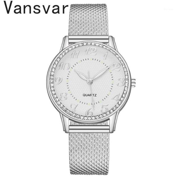 vansvar luxury women watches the latest fashion ladies mesh belt watch wild lady creative gift zegarek damski femini wristwatches, Slivery;brown
vansvar luxury women watches the latest fashion ladies mesh belt watch wild lady creative gift zegarek damski femini wristwatches, Slivery;brown