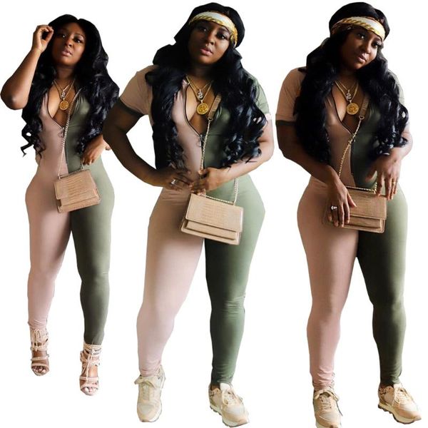 women's jumpsuits & rompers 2021 european and american short-sleeved two-color stitching one-piece trousers, skinny slim, Black;white
women's jumpsuits & rompers 2021 european and american short-sleeved two-color stitching one-piece trousers, skinny slim, Black;white