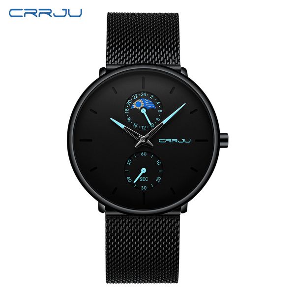 crrju watches 2263a mens wristwatches quartz casual slim steel mesh sports waterproof watch relogio masculino minimalist male analog clock w, Slivery;brown
crrju watches 2263a mens wristwatches quartz casual slim steel mesh sports waterproof watch relogio masculino minimalist male analog clock w, Slivery;brown