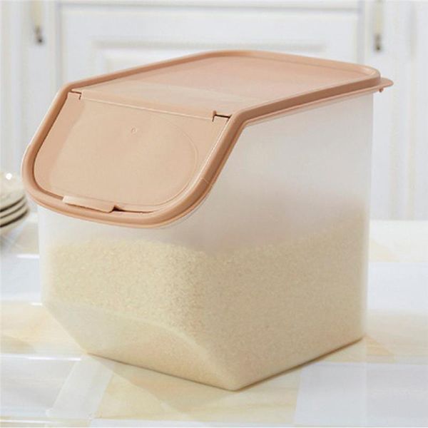 storage bottles & jars plastic sealed moisture-proof box kitchen grain rice container large size household flip cover20
storage bottles & jars plastic sealed moisture-proof box kitchen grain rice container large size household flip cover20