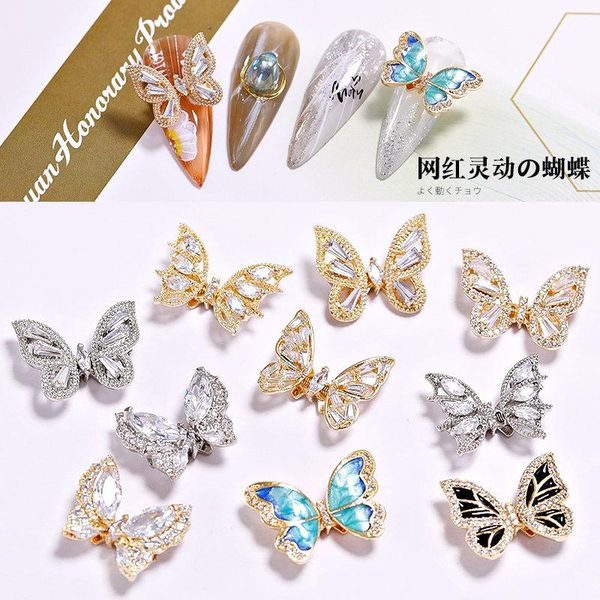 4pcs/lot 3d zircon alloy movable butterfly nail art decorations crystal rhinestones nails accessories jewelry supplies charms, Silver;gold
4pcs/lot 3d zircon alloy movable butterfly nail art decorations crystal rhinestones nails accessories jewelry supplies charms, Silver;gold