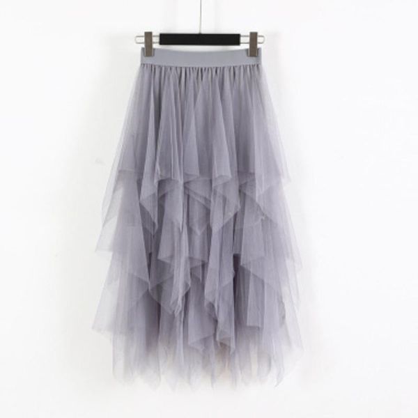 skirts #0248 summer casual a-line mesh skirt women midi ladies elastic high waist tulle asymmetrical female, Black
skirts #0248 summer casual a-line mesh skirt women midi ladies elastic high waist tulle asymmetrical female, Black