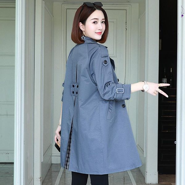 women's trench coats 2021 windbreaker women's mid-length autumn straight type ol commuting style loose coat famale fashion overcoat, Tan;black
women's trench coats 2021 windbreaker women's mid-length autumn straight type ol commuting style loose coat famale fashion overcoat, Tan;black