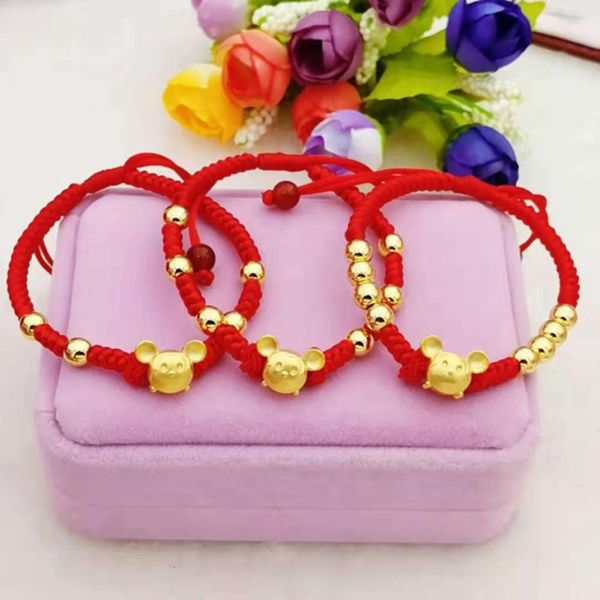 brass gold plated 3d cute mouse transport pearl red rope bracelet imitation jewelry women's life bracelet, Black
brass gold plated 3d cute mouse transport pearl red rope bracelet imitation jewelry women's life bracelet, Black