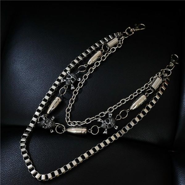 keychains biker wallet belt keychain rock skull motorcyle hiphop multilayer male pants chain men jeans punk silver metal waist chains
keychains biker wallet belt keychain rock skull motorcyle hiphop multilayer male pants chain men jeans punk silver metal waist chains