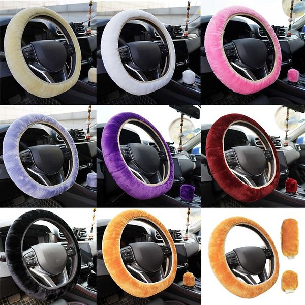steering wheel covers 3pcs plush cover soft warm lovely winter handbrake auto supplies parts
steering wheel covers 3pcs plush cover soft warm lovely winter handbrake auto supplies parts