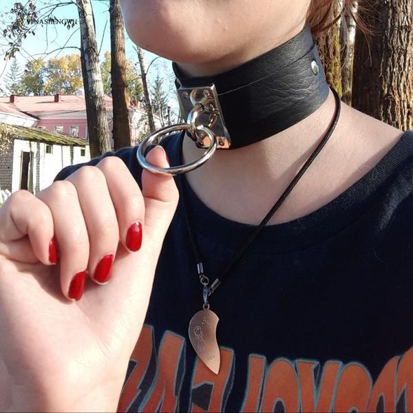 choker collar women black goth necklace punk gothic harajuku jewelry fashion accessories vegan pu leather link chain chokers, Golden;silver
choker collar women black goth necklace punk gothic harajuku jewelry fashion accessories vegan pu leather link chain chokers, Golden;silver