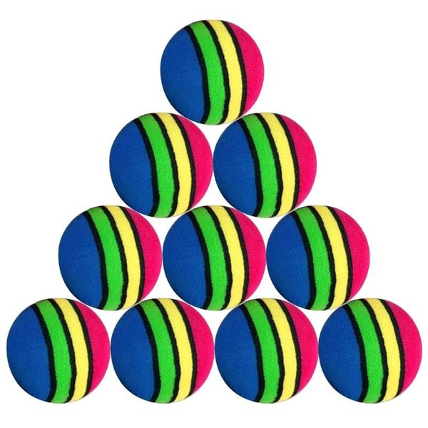 10pcs eva rainbow balls throwing fun interactive play chewing rattle scratch toy pxpd cat toys
10pcs eva rainbow balls throwing fun interactive play chewing rattle scratch toy pxpd cat toys