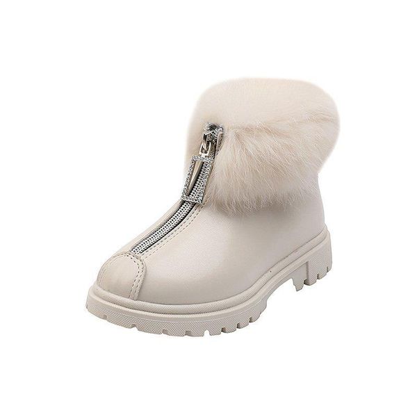 kids girls winter warm plush lining fashion boots high leather shoes children fur size 26-36, Black;grey
kids girls winter warm plush lining fashion boots high leather shoes children fur size 26-36, Black;grey