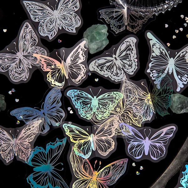 gift wrap 45 pcs/lot laser butterfly animals sticker decoration scrapbooking diary diy handmade collage material craft supplies
gift wrap 45 pcs/lot laser butterfly animals sticker decoration scrapbooking diary diy handmade collage material craft supplies