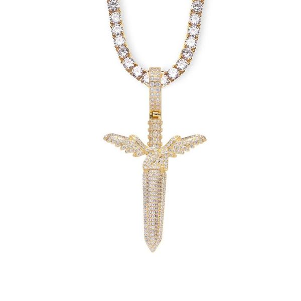 pendant necklaces hip hop solid back gunna cross necklace tennis chain plated all iced out cubic zirconia mens jewelry gift party bling, Silver
pendant necklaces hip hop solid back gunna cross necklace tennis chain plated all iced out cubic zirconia mens jewelry gift party bling, Silver
