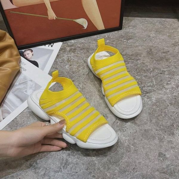 sandals 2021 summer breathable open-toe one-step flat casual simple, Black 
sandals 2021 summer breathable open-toe one-step flat casual simple, Black