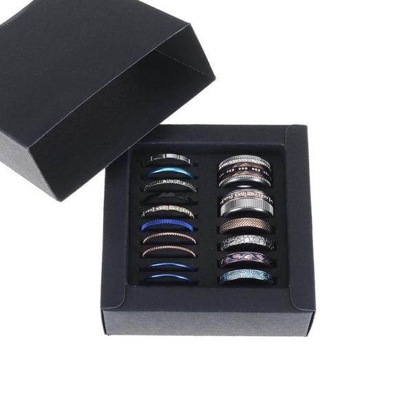 cluster rings cremo stainless steel stackable ring set interchangeable accessories femme bijoux bague fashion jewelry, Golden;silver
cluster rings cremo stainless steel stackable ring set interchangeable accessories femme bijoux bague fashion jewelry, Golden;silver
