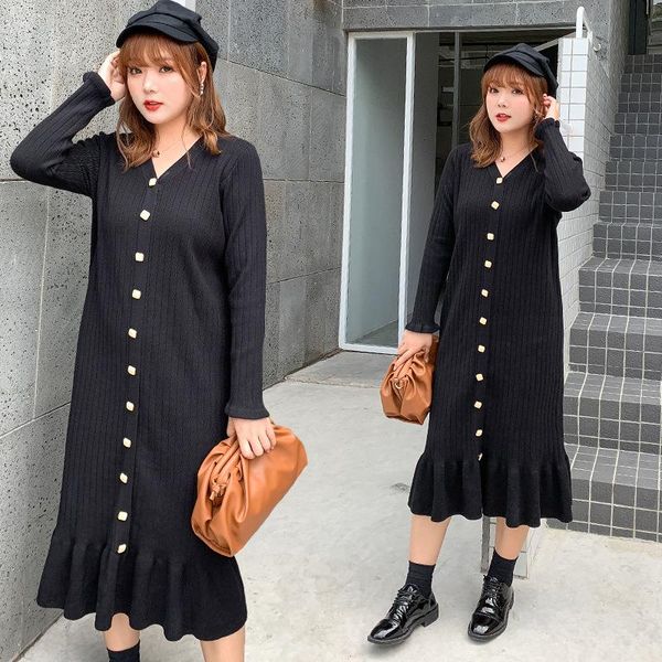 casual dresses ruffle loose sweater dress autumn winter 2021 long sleeve bodycon ladies v neck knitted trumpet os246, Black;gray
casual dresses ruffle loose sweater dress autumn winter 2021 long sleeve bodycon ladies v neck knitted trumpet os246, Black;gray