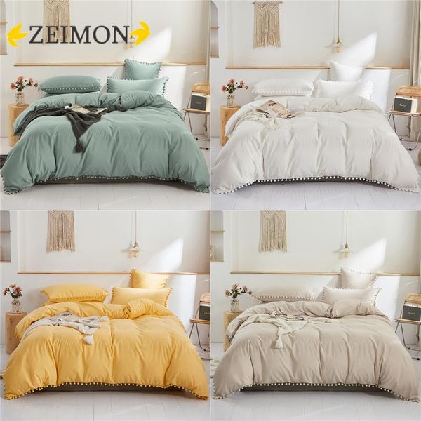 bedding sets luxury 3pcs poms set king size duvet cover soft ball fringe comforter housse de couette bedclothes
bedding sets luxury 3pcs poms set king size duvet cover soft ball fringe comforter housse de couette bedclothes