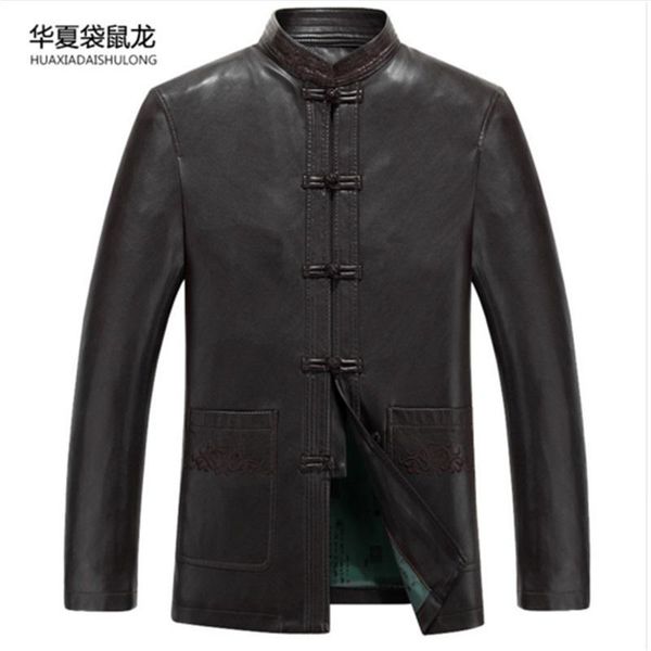 men's fur & faux genuine leather long jacket brand windbreaker man jackets autumn coat plus size 5xl 4xl, Black
men's fur & faux genuine leather long jacket brand windbreaker man jackets autumn coat plus size 5xl 4xl, Black