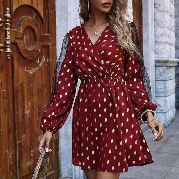 casual dresses spring lace patchwork print for women long sleeve v neck a line female elastic waist beach party vestidos jwc1, Black;gray
casual dresses spring lace patchwork print for women long sleeve v neck a line female elastic waist beach party vestidos jwc1, Black;gray
