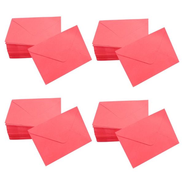 100pcs mini envelopes blank stationery color po letter for office school (red) gift wrap
100pcs mini envelopes blank stationery color po letter for office school (red) gift wrap