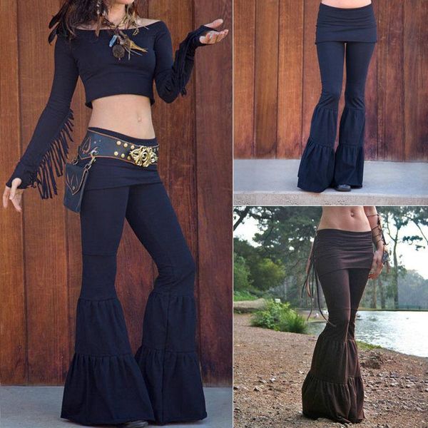 women's pants & capris vintage womens flare bell bottom wide leg stretch high waist boho stylish loose long, Black;white
women's pants & capris vintage womens flare bell bottom wide leg stretch high waist boho stylish loose long, Black;white