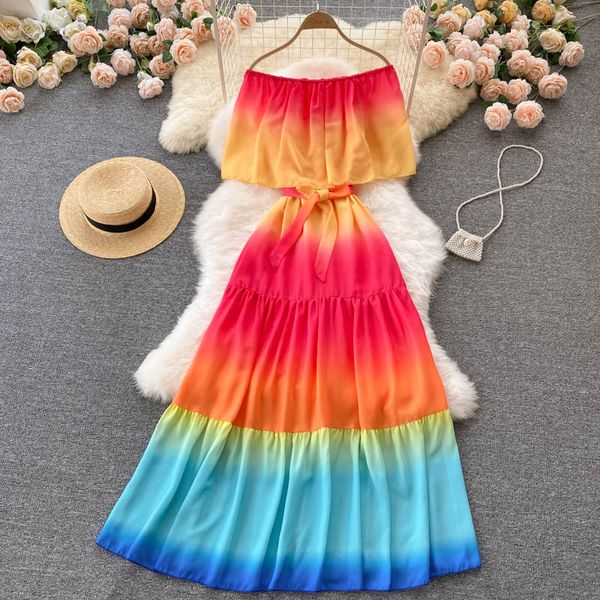 slash neck long dress for women summer beach vacation party vestidos elegant ruffle off shoulder high waist a-line robe new, Black;gray
slash neck long dress for women summer beach vacation party vestidos elegant ruffle off shoulder high waist a-line robe new, Black;gray