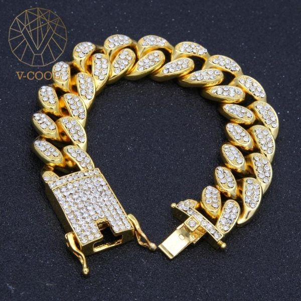 hiphop men simulated diamonds bracelet cuban links & chains gold color alloy for bangle male jewelry accessory vp926, Silver
hiphop men simulated diamonds bracelet cuban links & chains gold color alloy for bangle male jewelry accessory vp926, Silver