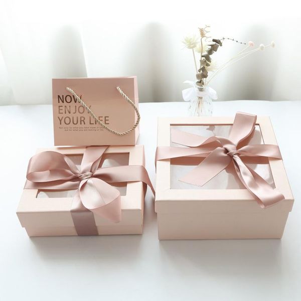 gift wrap box transparent high-end wedding birthday party valentine's day souvenir parcel decoration supplies packaging
gift wrap box transparent high-end wedding birthday party valentine's day souvenir parcel decoration supplies packaging