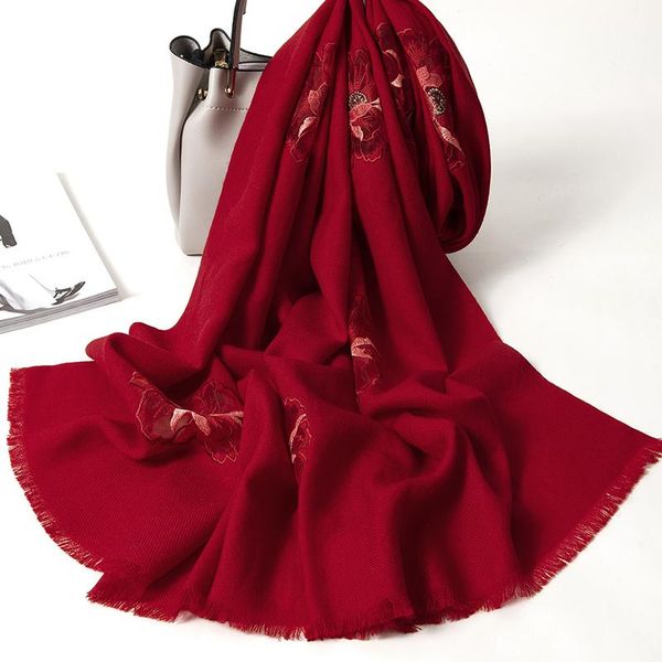 scarves red pure wool women winter luxury shawls wraps large pashmina hollow embroidery warm neck scarf stole echarpe femme, Blue;gray
scarves red pure wool women winter luxury shawls wraps large pashmina hollow embroidery warm neck scarf stole echarpe femme, Blue;gray