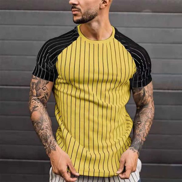 men's t-shirts men stripe t-shirt summer clothing 2021 style streetwear round neck fashion short sleeve, White;black
men's t-shirts men stripe t-shirt summer clothing 2021 style streetwear round neck fashion short sleeve, White;black
