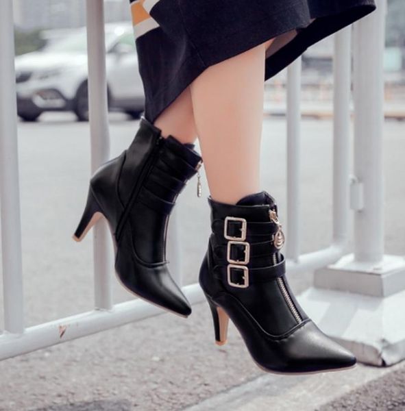 dress shoes women pumps chunky high heels thin suede office ladies party woman ankle boots female mujer sapato feminino sf0850, Black
dress shoes women pumps chunky high heels thin suede office ladies party woman ankle boots female mujer sapato feminino sf0850, Black