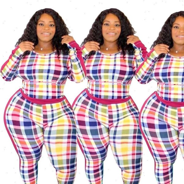 winter colorful plaid two piece womens tracksuits sets casual o neck full sleeve sweatshirt high waist skinny sport pants outfits, Gray
winter colorful plaid two piece womens tracksuits sets casual o neck full sleeve sweatshirt high waist skinny sport pants outfits, Gray