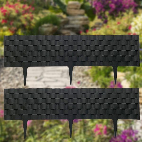 fencing, trellis & gates 2pcs 21x60cm black plastic fence courtyard indoor garden for kindergarten flower decor ts3
fencing, trellis & gates 2pcs 21x60cm black plastic fence courtyard indoor garden for kindergarten flower decor ts3