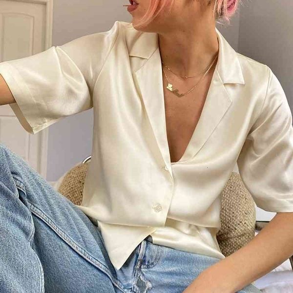 women's knits & tees women summer v neck shirt casual soft office ladies blouses female high street single breasted pink shor, White
women's knits & tees women summer v neck shirt casual soft office ladies blouses female high street single breasted pink shor, White