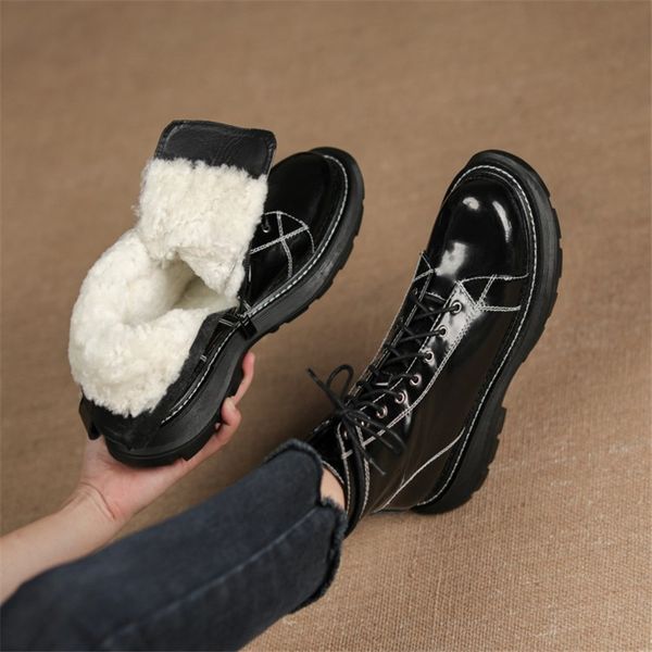 winter women boots fur integrated leather real fur boots platform shoes large size snow boots are essential in winter 210507, Black
winter women boots fur integrated leather real fur boots platform shoes large size snow boots are essential in winter 210507, Black