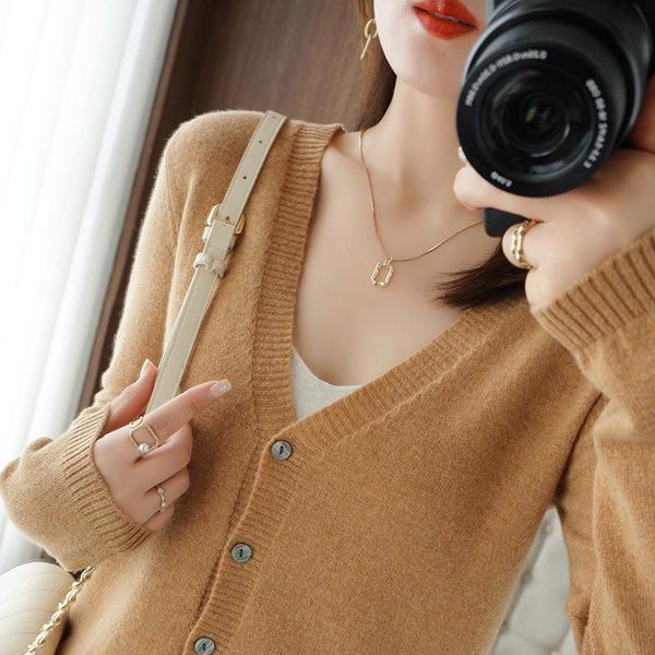 women's hoodies & sweatshirts knitwear cardigan autumn 2021 loose thin style outer wear long sleeved sweater coat, Black
women's hoodies & sweatshirts knitwear cardigan autumn 2021 loose thin style outer wear long sleeved sweater coat, Black