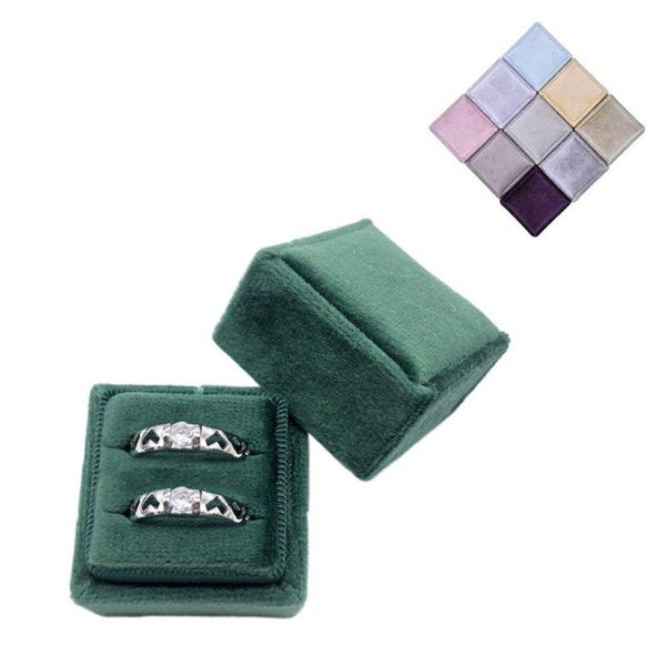 jewelry pouches, bags velvet double ring box square wedding ceremony with detachable lid, Pink;blue
jewelry pouches, bags velvet double ring box square wedding ceremony with detachable lid, Pink;blue