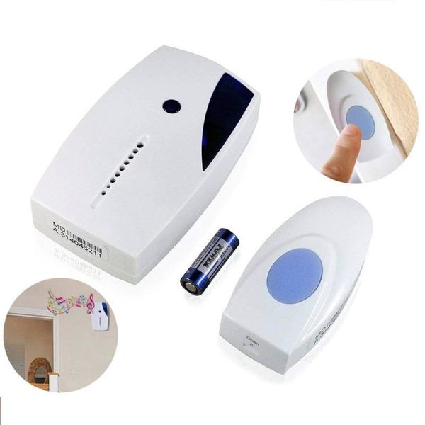 doorbells smart led indication wireless doorbell 36 tunes chime music door bell transmitter + receiver 70-110m range remote control ca
doorbells smart led indication wireless doorbell 36 tunes chime music door bell transmitter + receiver 70-110m range remote control ca