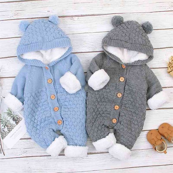 baby boys girls pure color thicken rompers clothes children autumn winter boy girl kids knitting long sleeve 210521, Blue
baby boys girls pure color thicken rompers clothes children autumn winter boy girl kids knitting long sleeve 210521, Blue