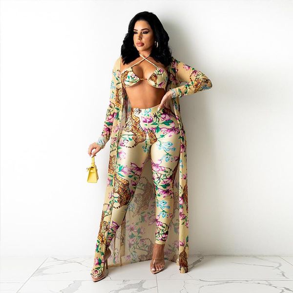women's two piece pants rmsfe 2021 women's long sleeved shawl bandage bra fashion slim pencil three set, White
women's two piece pants rmsfe 2021 women's long sleeved shawl bandage bra fashion slim pencil three set, White