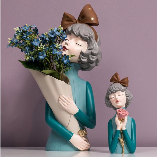 decorative objects & figurines nordic creative light luxury style bowknot girl flower ornament living room tv cabinet home decoration
decorative objects & figurines nordic creative light luxury style bowknot girl flower ornament living room tv cabinet home decoration