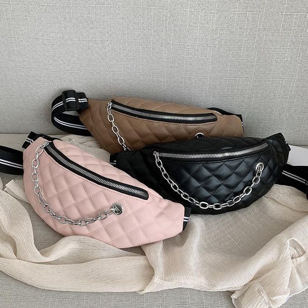 waist bags bag female 2021 leisure pu solid color embroidered thread chain rhombic lattice chest outdoor sports messenger
waist bags bag female 2021 leisure pu solid color embroidered thread chain rhombic lattice chest outdoor sports messenger