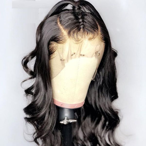 synthetic wigs glueless natural black long deep wave 13*4 lace front hair wig bundles with closure for women cosplay
synthetic wigs glueless natural black long deep wave 13*4 lace front hair wig bundles with closure for women cosplay