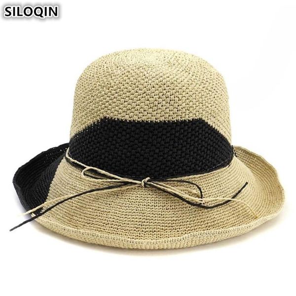 novel foldable hand-woven women's straw hat bucket hats elegant fashion breathable beach for women hip-hop cap wide brim, Blue;gray
novel foldable hand-woven women's straw hat bucket hats elegant fashion breathable beach for women hip-hop cap wide brim, Blue;gray