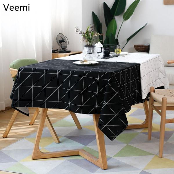 japan style black white plaid cotton and linen simplicity tablecloth waterproof dining table bedside cupboard decoration cover cloth
japan style black white plaid cotton and linen simplicity tablecloth waterproof dining table bedside cupboard decoration cover cloth