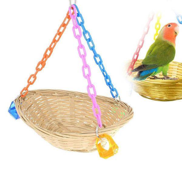 bird cages birds swing wooden parrot nest toys reusable hanging toy for squirrel finches round shape swings
bird cages birds swing wooden parrot nest toys reusable hanging toy for squirrel finches round shape swings