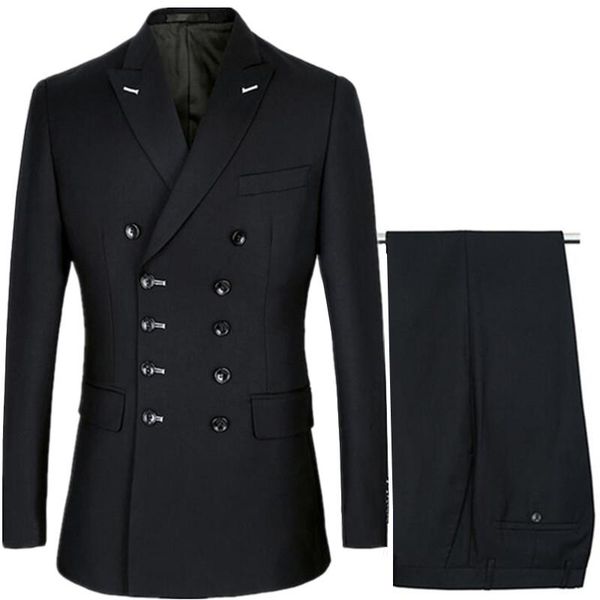 men's suits & blazers men slim fit fashion business casual double breasted jacket coat trousers wedding groom party skinny 2 pcs pants, White;black
men's suits & blazers men slim fit fashion business casual double breasted jacket coat trousers wedding groom party skinny 2 pcs pants, White;black