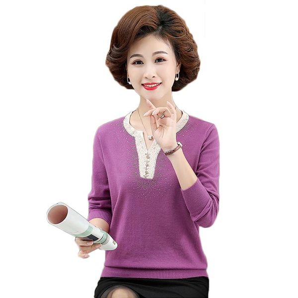 women's cashmere sweater autumn winter middle-aged mother's bottoming shirt large size pullovers loose coat 2169 sweaters, White;black
women's cashmere sweater autumn winter middle-aged mother's bottoming shirt large size pullovers loose coat 2169 sweaters, White;black