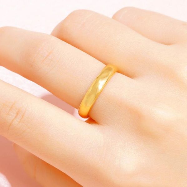 cluster rings simple smooth couple for women men 24k gold fashion korean finger ring never change color friendship jewelry accessories, Golden;silver
cluster rings simple smooth couple for women men 24k gold fashion korean finger ring never change color friendship jewelry accessories, Golden;silver